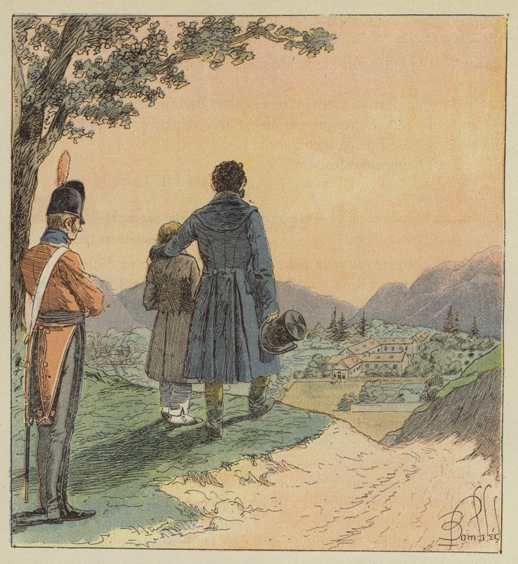 Hyvästi Longwoodille tekijältä after Louis Charles Bombled