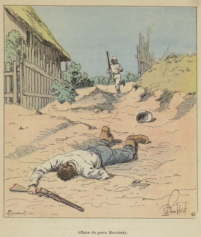 Mandraty Post Case tekijältä after Louis Charles Bombled