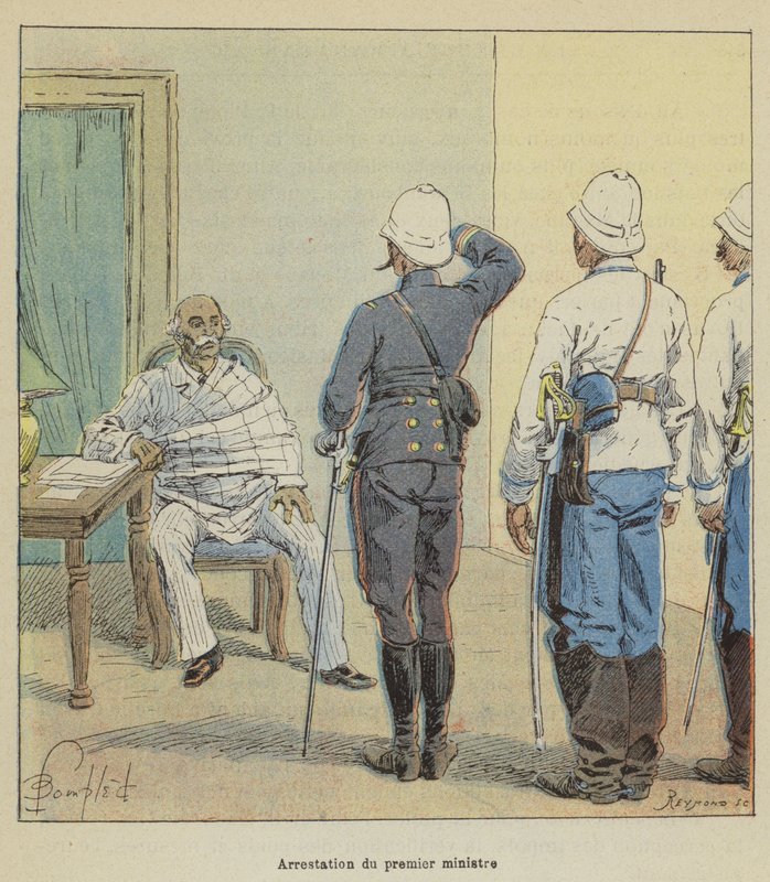 Pääministerin pidätys tekijältä after Louis Charles Bombled