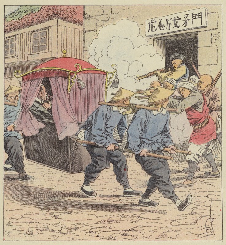 Saksan Pekingin-suurlähettilään paroni Kettelerin salamurha tekijältä after Louis Charles Bombled