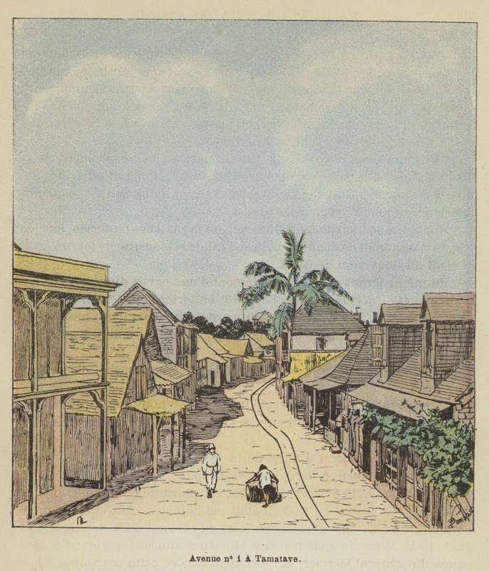 Avenue no 1 Tamatave tekijältä after Louis Charles Bombled