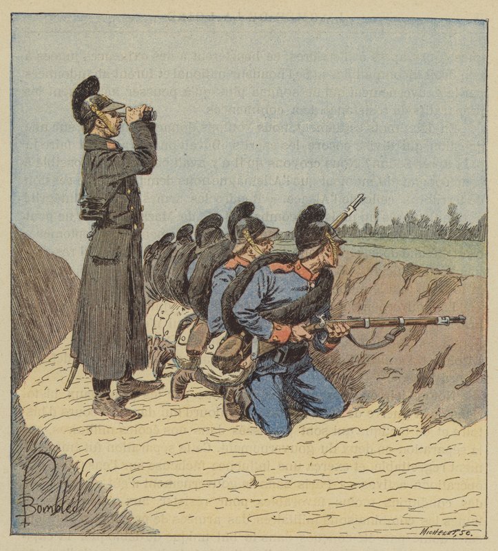 Baijerit haudassa tekijältä after Louis Charles Bombled