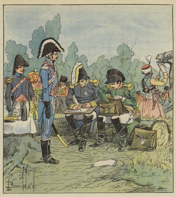 Berthier pani merkille tekijältä after Louis Charles Bombled