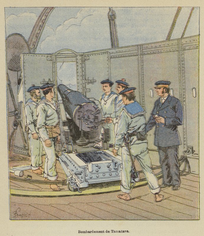 Tamataven pommi-isku tekijältä after Louis Charles Bombled