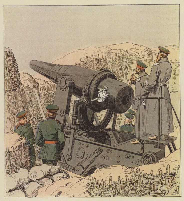 Venäläinen 9 tuuman ase tekijältä after Louis Charles Bombled
