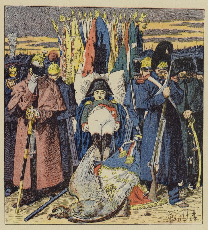 Viides toukokuuta 1821 tekijältä after Louis Charles Bombled