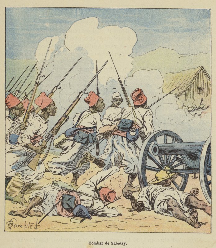 Sabotti taistelu tekijältä after Louis Charles Bombled