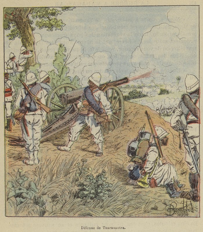 Tsarasaotran puolustus tekijältä after Louis Charles Bombled