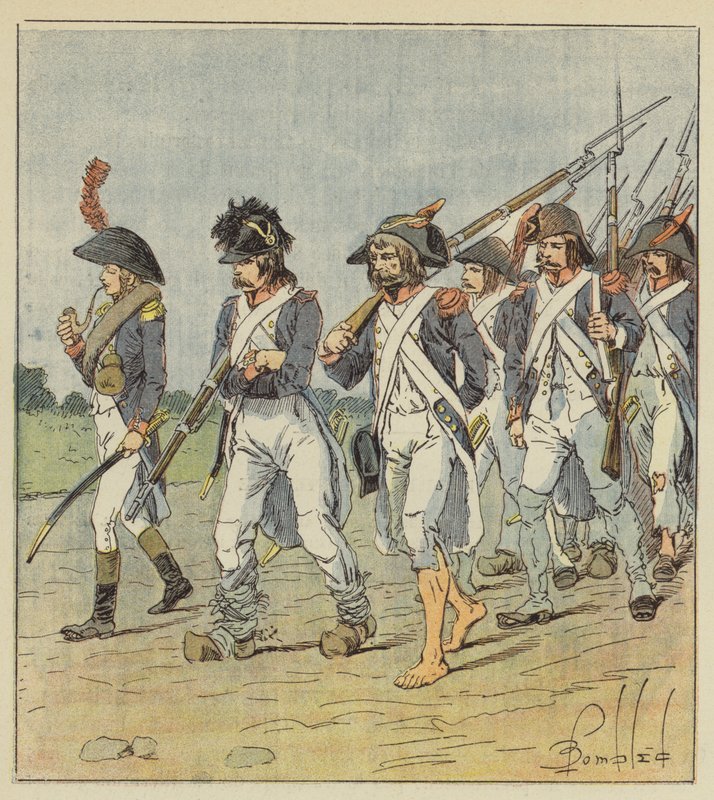 Denument de larmee dItalie tekijältä after Louis Charles Bombled