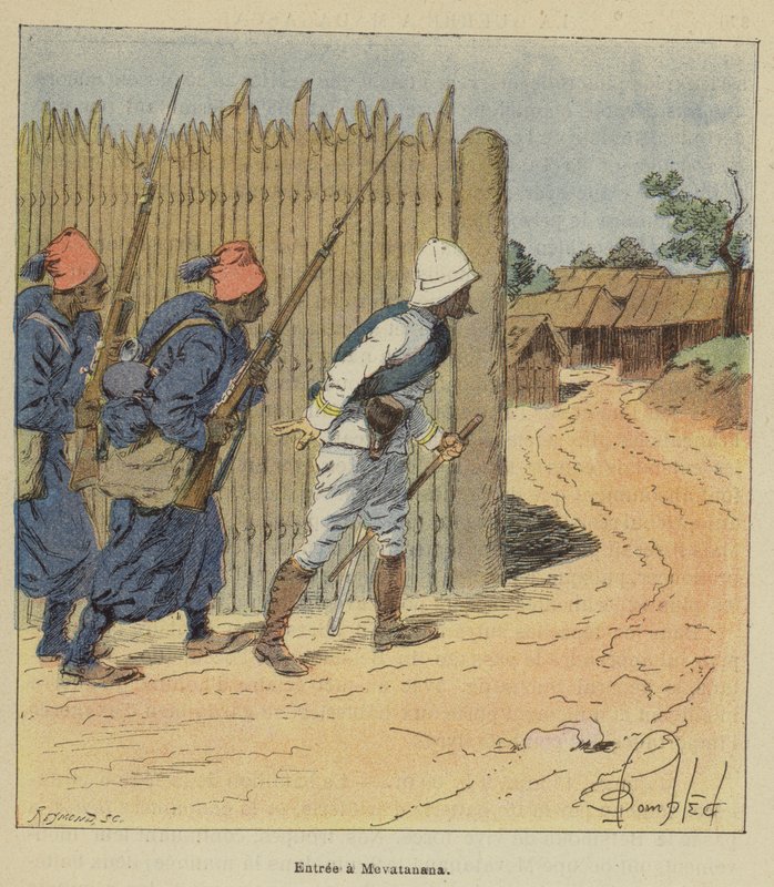 Pääruoka Mevatanana tekijältä after Louis Charles Bombled