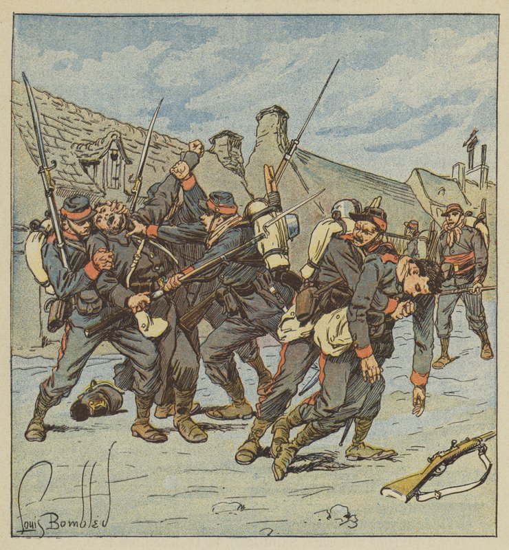 Episode de lenlevement de Faverolles tekijältä after Louis Charles Bombled