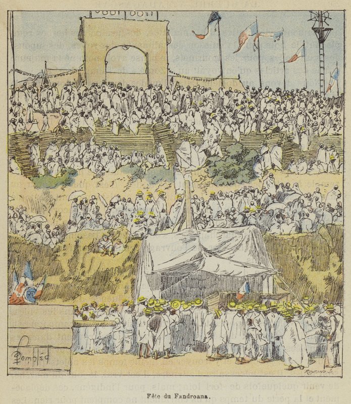 Fete du Fandroana tekijältä after Louis Charles Bombled