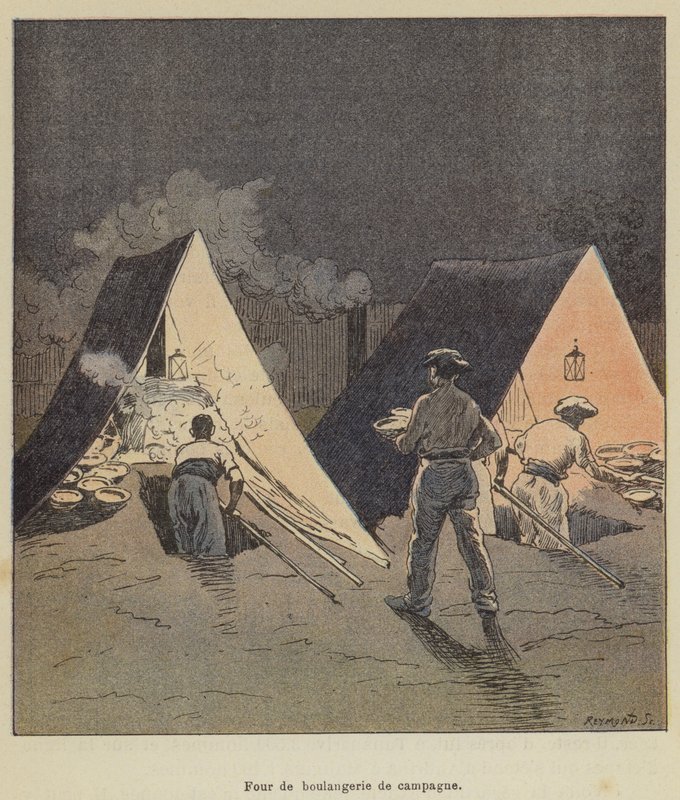 Maalaisleipomon uuni tekijältä after Louis Charles Bombled