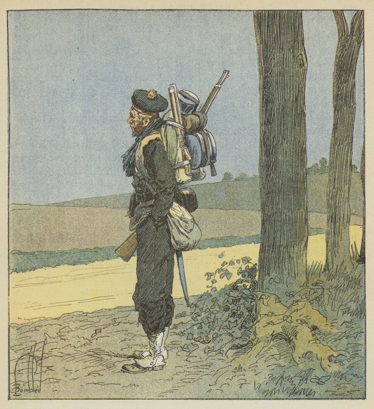 Fusilier marin tekijältä after Louis Charles Bombled