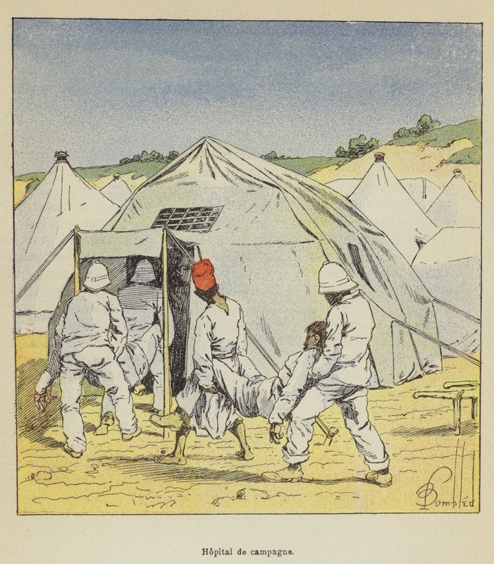 Maalaissairaala tekijältä after Louis Charles Bombled