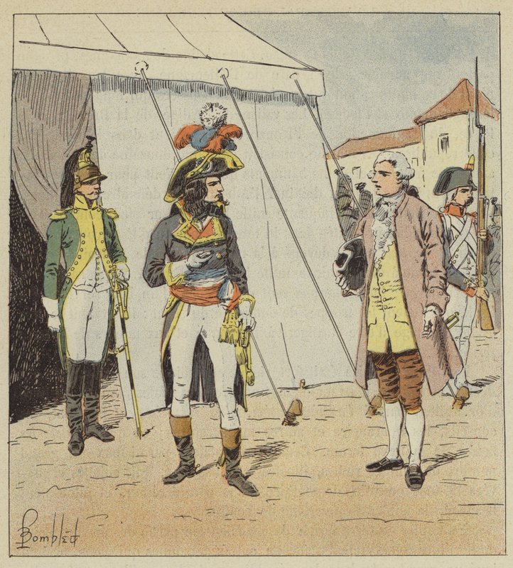 On liian myöhäistä, sanoi ylipäällikkö ja nosti kellonsa tekijältä after Louis Charles Bombled