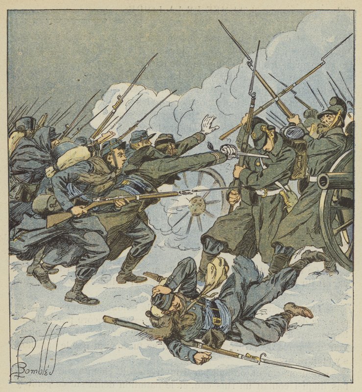 Boudot-yhtiö, 11. chasseurs, toimii saksalaisella akulla tekijältä after Louis Charles Bombled