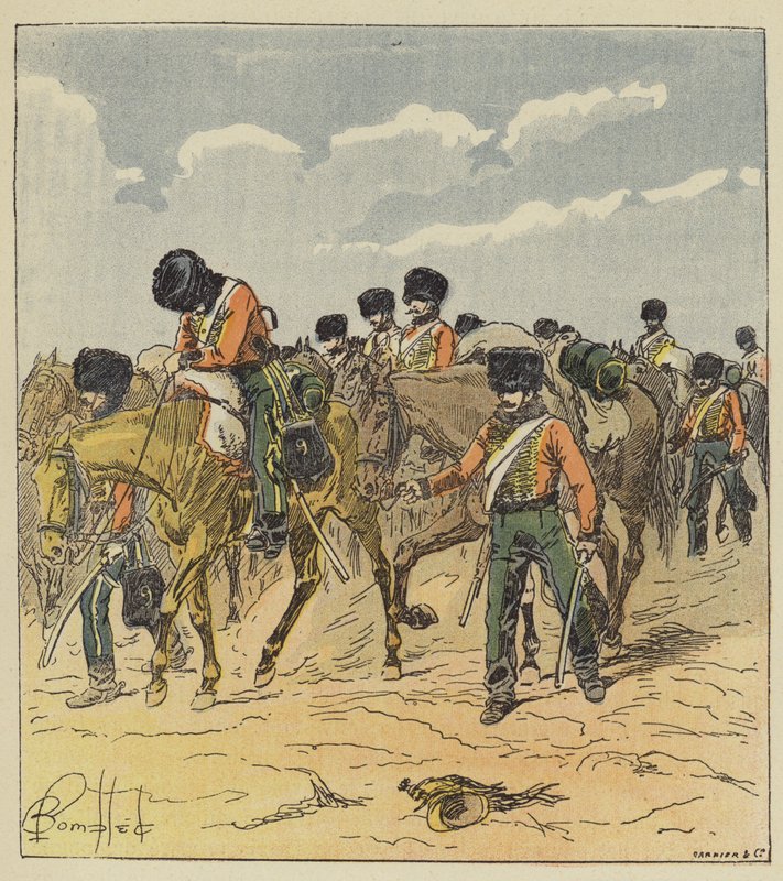 Larmee käveli tämän tilan läpi vaikeasti tekijältä after Louis Charles Bombled