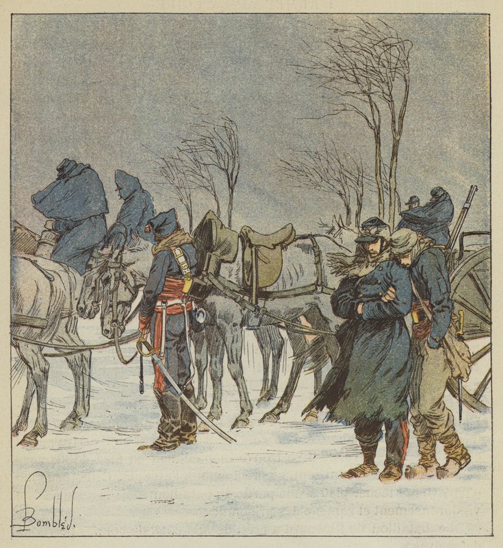 21. joukkojen tykistö tekijältä after Louis Charles Bombled