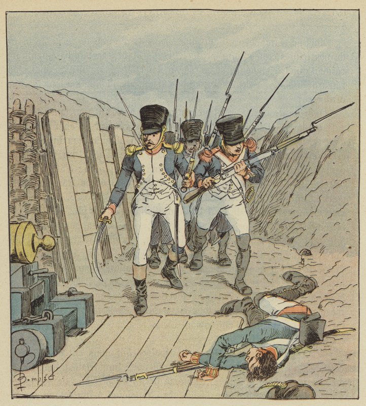 Kapteeni de Chambure, tämän kuuluisan yrityksen johtaja jne. tekijältä after Louis Charles Bombled