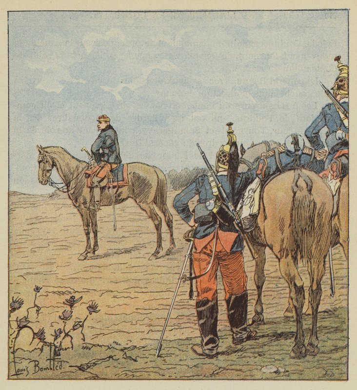 Kenraali Barry päivää ennen Coulmiersia tekijältä after Louis Charles Bombled