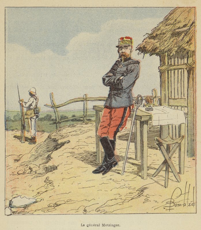 Kenraali Metzinger tekijältä after Louis Charles Bombled