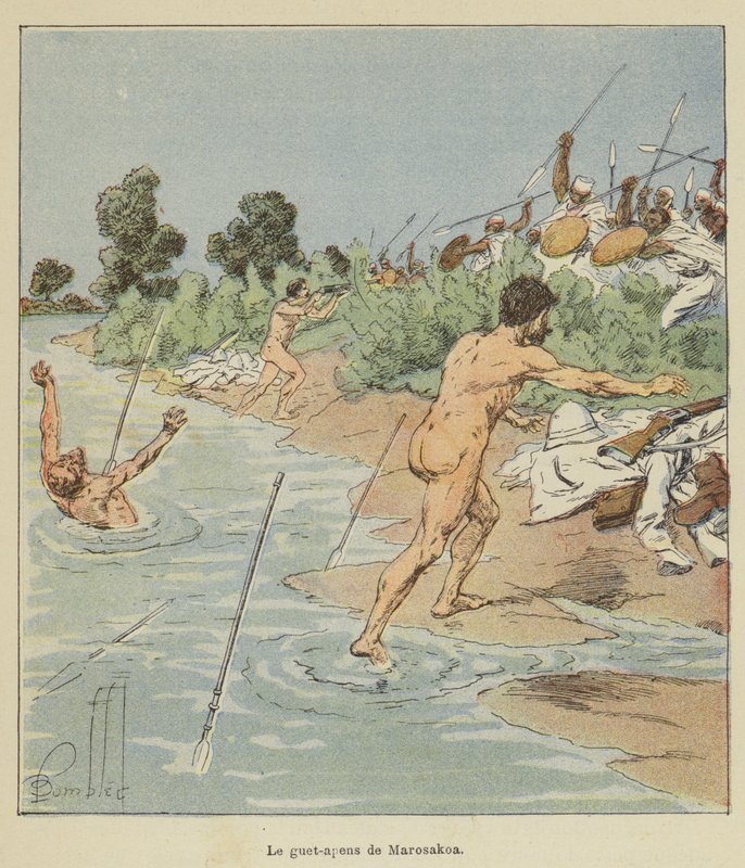 Marosakoan väijytys tekijältä after Louis Charles Bombled