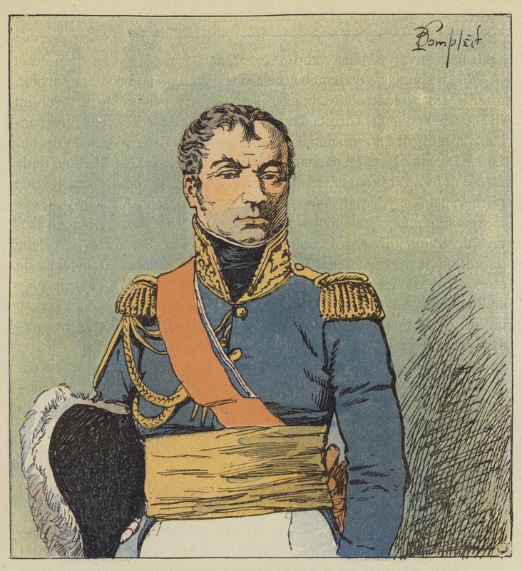 Marsalkka Oudinot tekijältä after Louis Charles Bombled