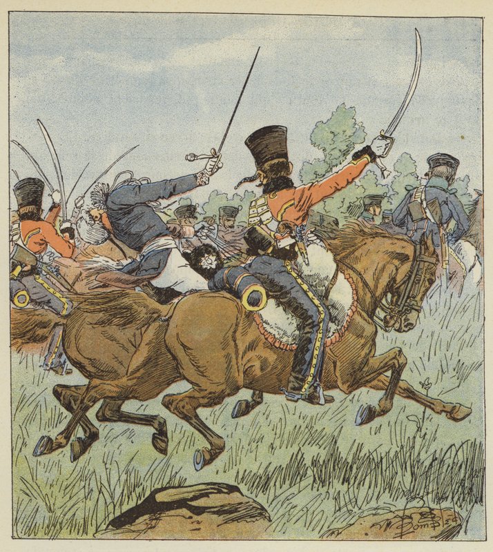Prinssi Louis kuoli hetkiä ennen Ienan taistelua tekijältä after Louis Charles Bombled