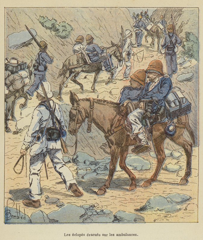 Elopes evakuoitiin ambulansseilla tekijältä after Louis Charles Bombled