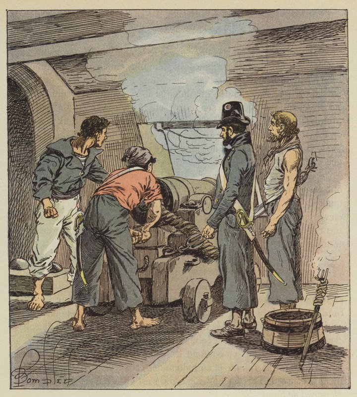 Merimiehet 1805-1815 tekijältä after Louis Charles Bombled