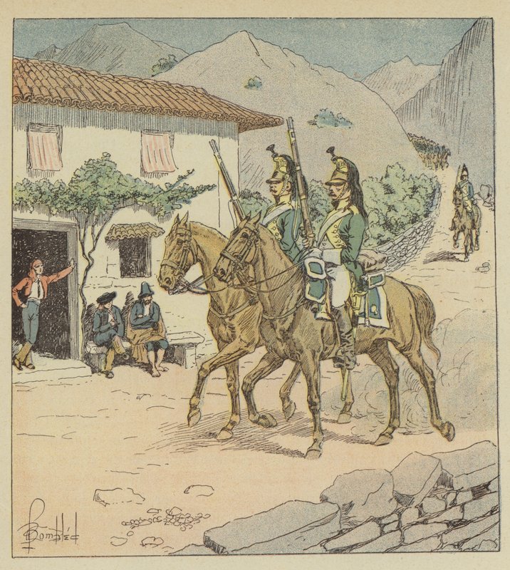 Joukkoni olivat jo Espanjassa tekijältä after Louis Charles Bombled