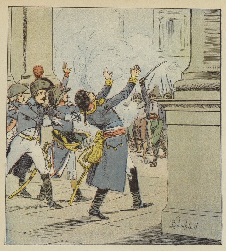 Duphotin kuolema tekijältä after Louis Charles Bombled