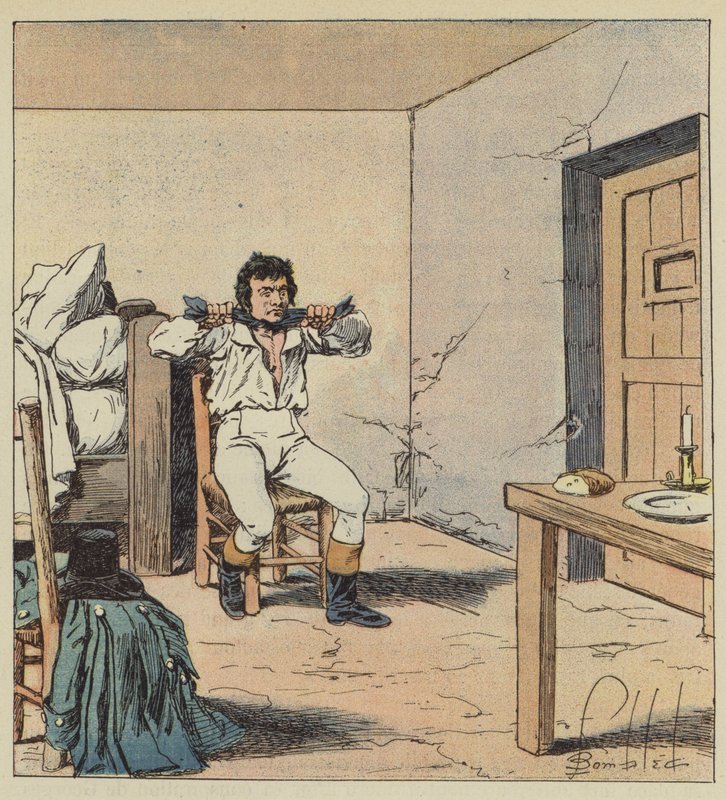 Mort de Pichegru tekijältä after Louis Charles Bombled