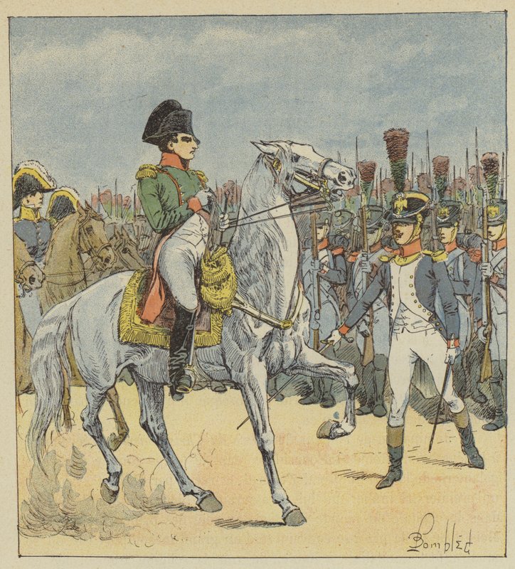 Napoleon kutsui paraatiin luutnantti tekijältä after Louis Charles Bombled