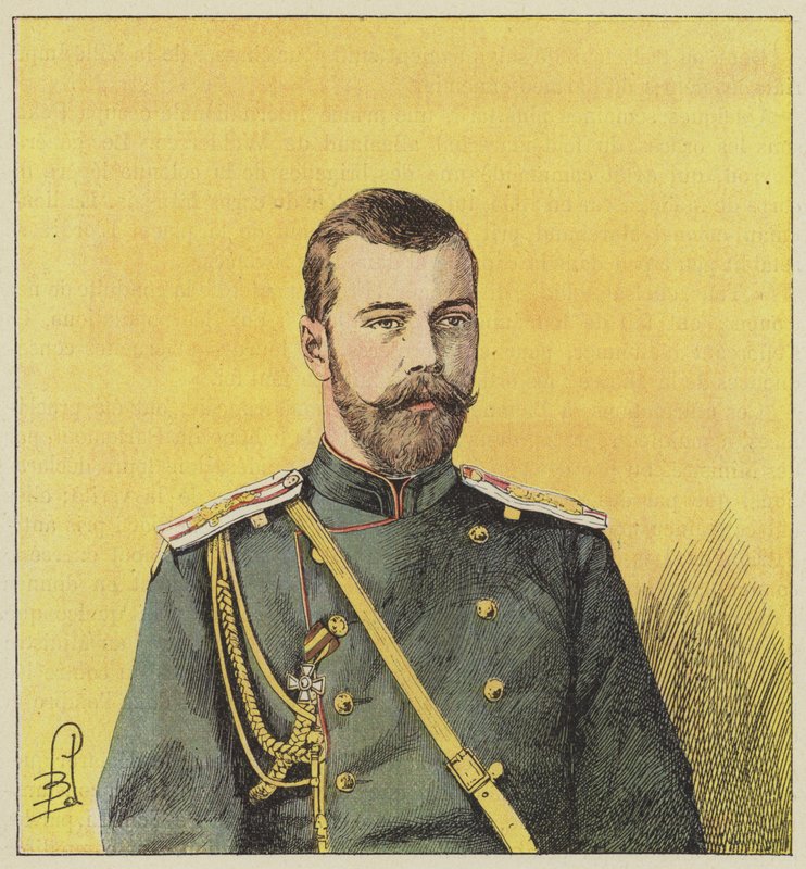 Nikolai II, Venäjän keisari tekijältä after Louis Charles Bombled