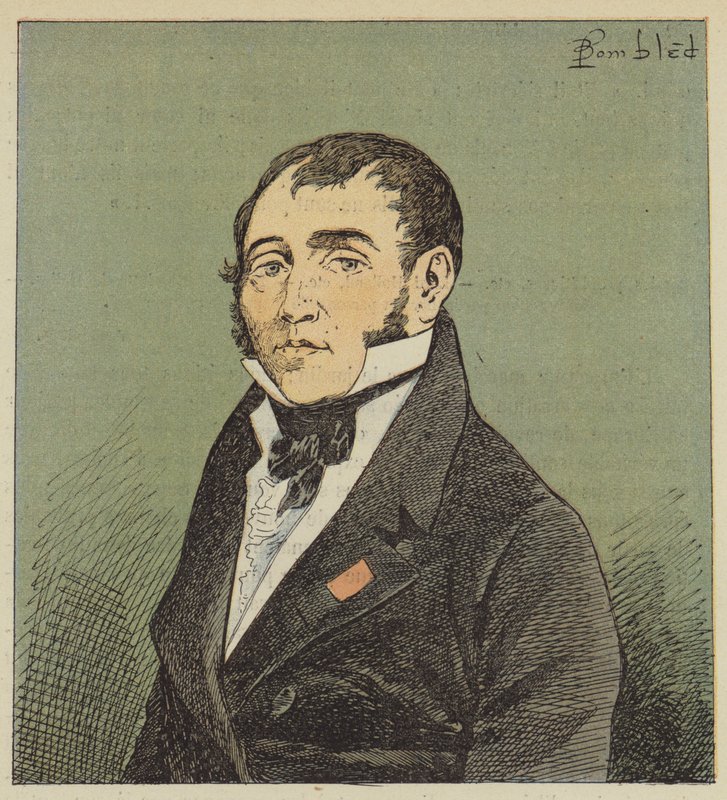Las-Casesin muotokuva tekijältä after Louis Charles Bombled
