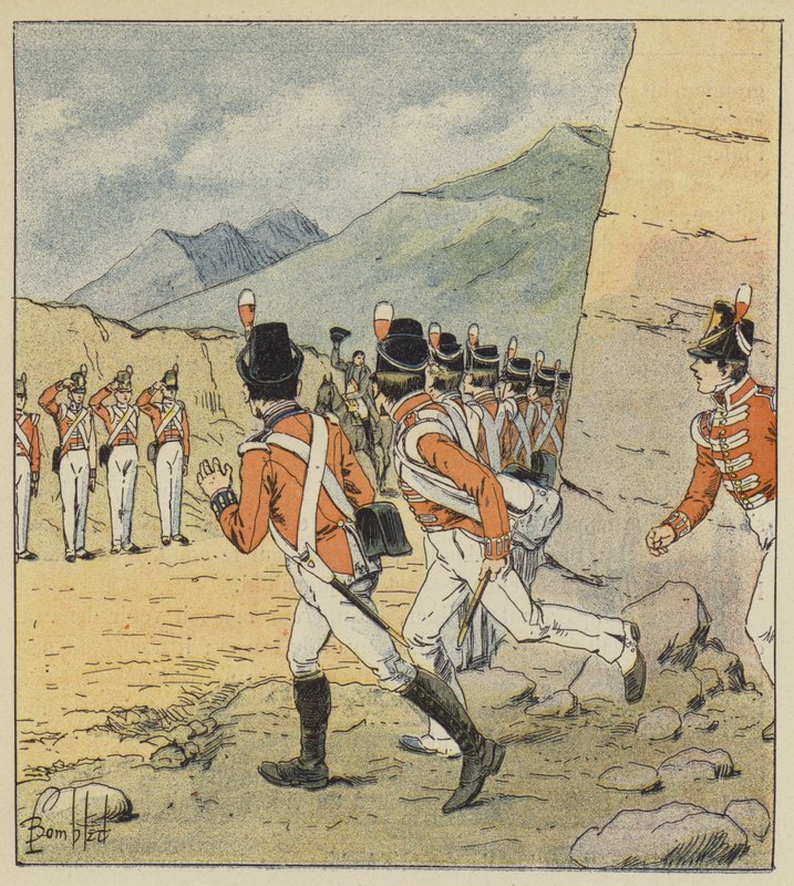Mikä eurooppalainen sotilas, sanoi keisari, ei ole järkyttynyt lähestymisestäni! tekijältä after Louis Charles Bombled