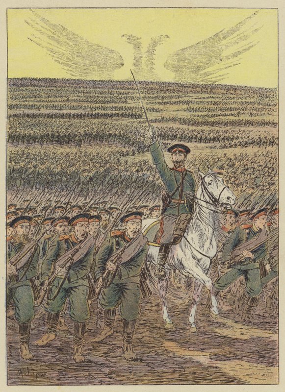 Venäjän armeija tekijältä after Louis Charles Bombled