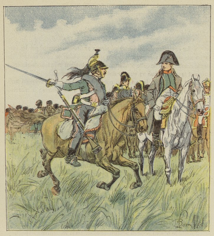 Lohikäärme varoittaa keisaria yhden kenraalinsa pettämisestä tekijältä after Louis Charles Bombled