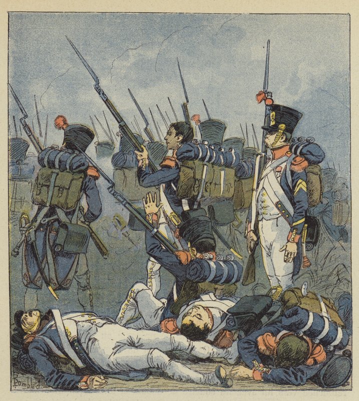 Wagramia mainittiin hänelle verisenä taisteluna tekijältä after Louis Charles Bombled