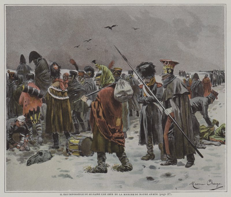 On mahdotonta saada käsitystä armeijamme edistymisestä tekijältä after Maurice Henri Orange