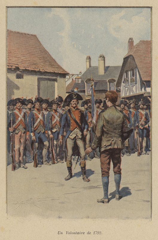 Vapaaehtoinen vuodelta 1792 tekijältä after Paris