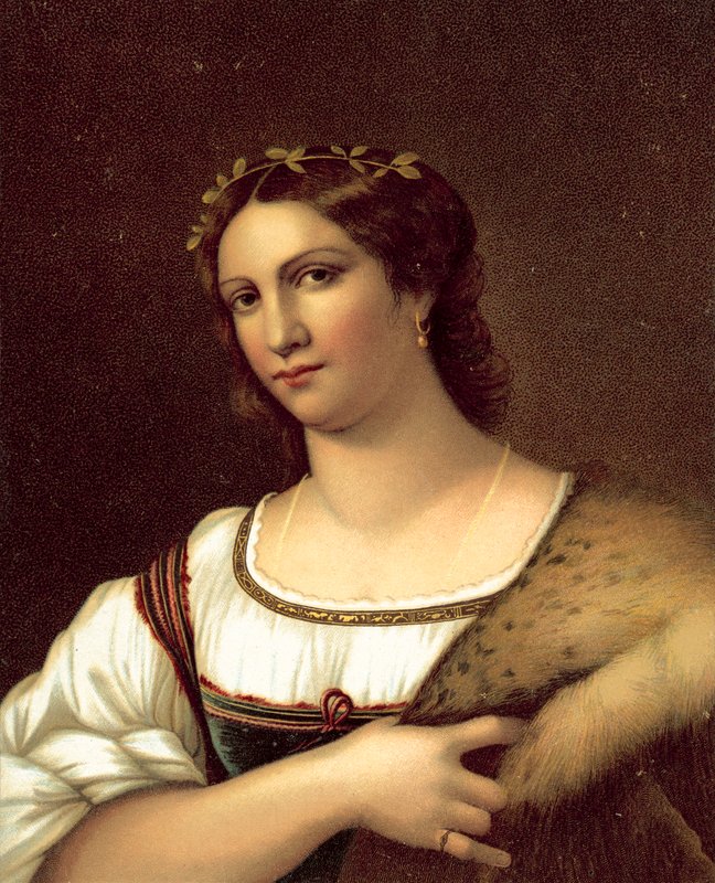La Fornarina (chromolitho) tekijältä after Raphael