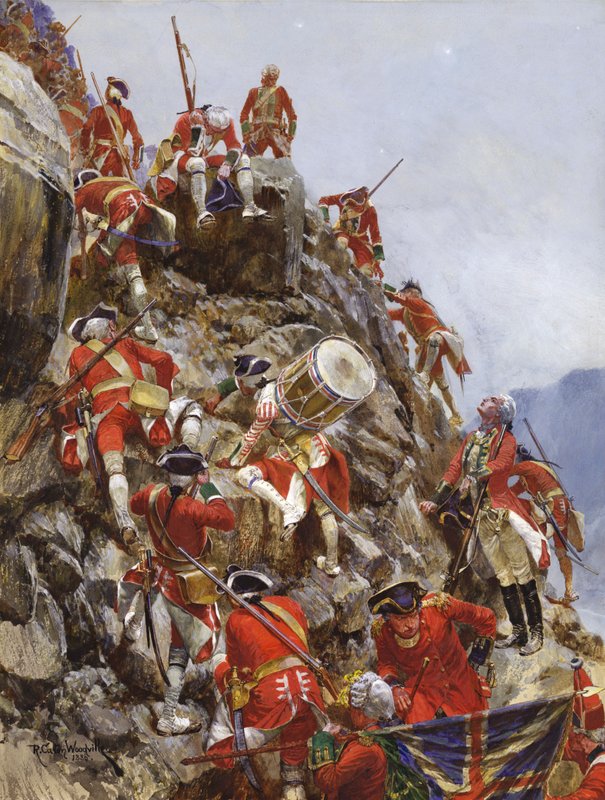 Abrahamin korkeuksien skaalaus tekijältä after Richard Caton II Woodville