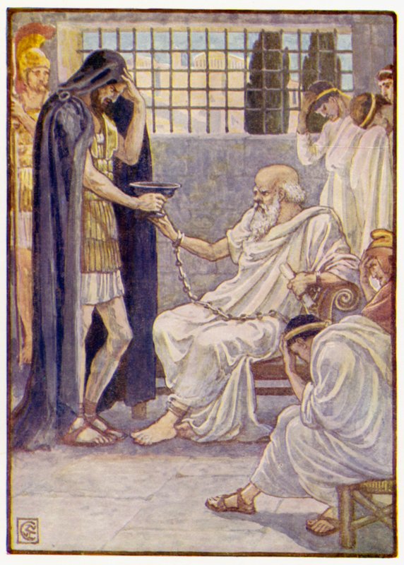 Hän joi sisällön kuin viiniä tekijältä after Walter Crane