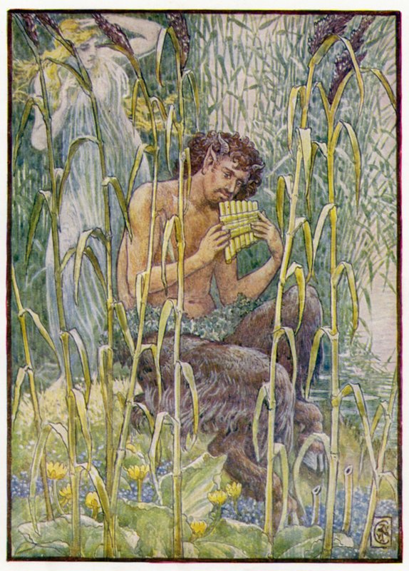 Makeaa, lävistävän makeaa oli Pansin piippun musiikki tekijältä after Walter Crane