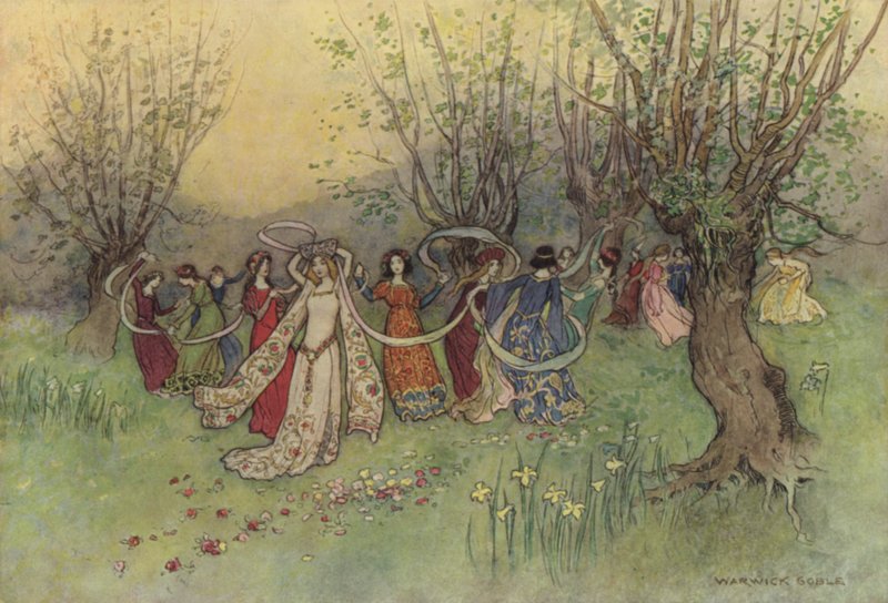 Geoffrey Chaucer, Herttuattaren kirja tekijältä after Warwick Goble