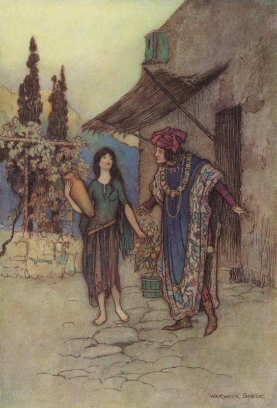 Geoffrey Chaucer, The Clerks Tale tekijältä after Warwick Goble