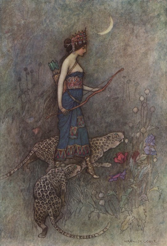 Geoffrey Chaucer, Munkin tarina tekijältä after Warwick Goble